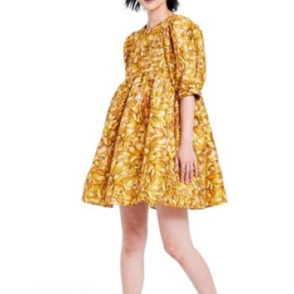 KIKA VARGAS GOLDEN BABY DOLL DRESS SZ 2X NWT - Picture 4 of 12